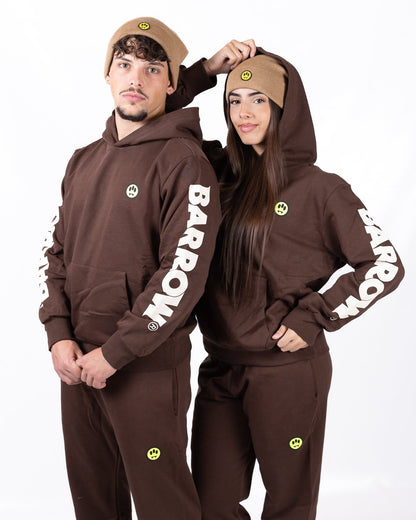 Felpa Barrow essential con cappuccio