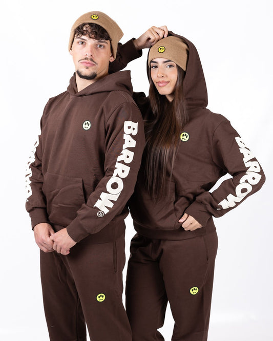 Felpa Barrow essential con cappuccio