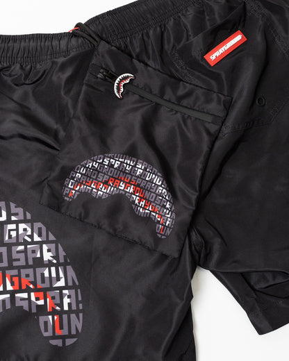Boxer mare Sprayground con stampa monogram uomo