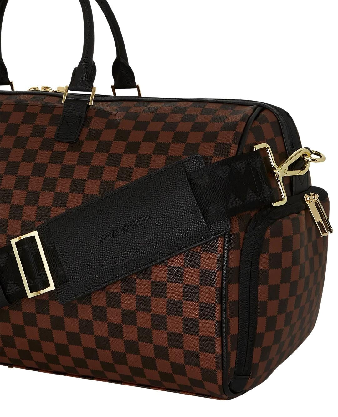 Borsone Sprayground marrone Sawtooth sharks in paris large duffle