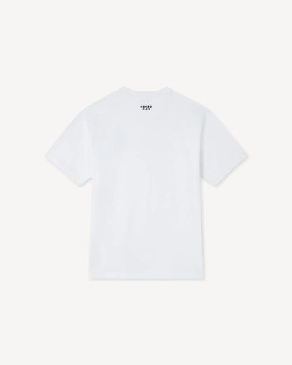 T-Shirt Kenzo con logo boke flower in ricamo
