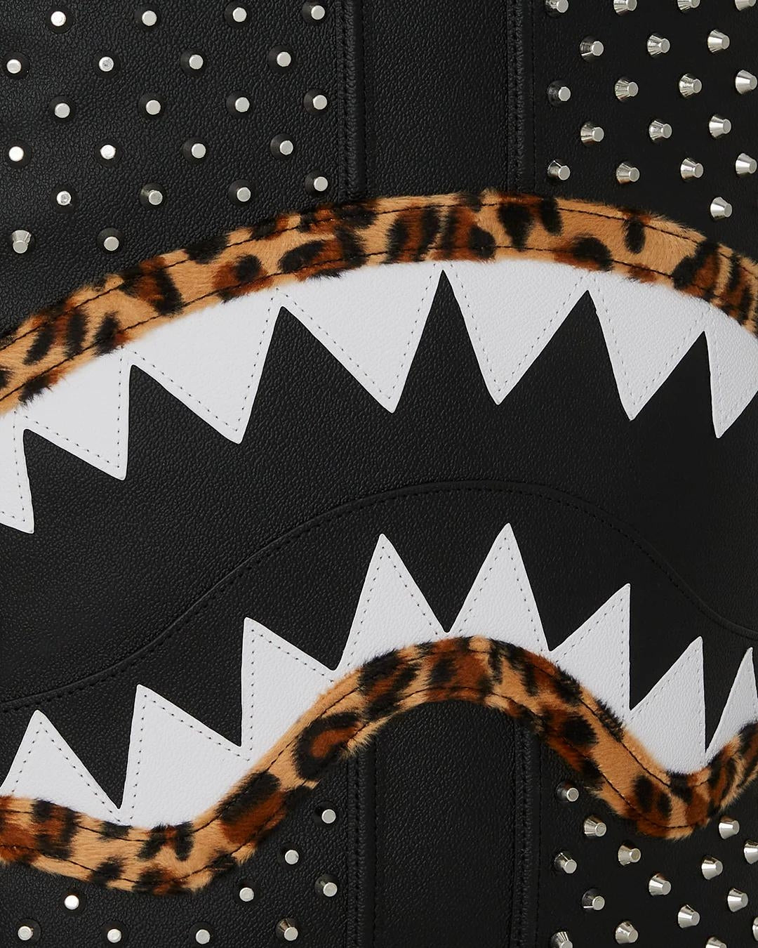 Zaino Sprayground nero Cheetah punk dlxsv backpack