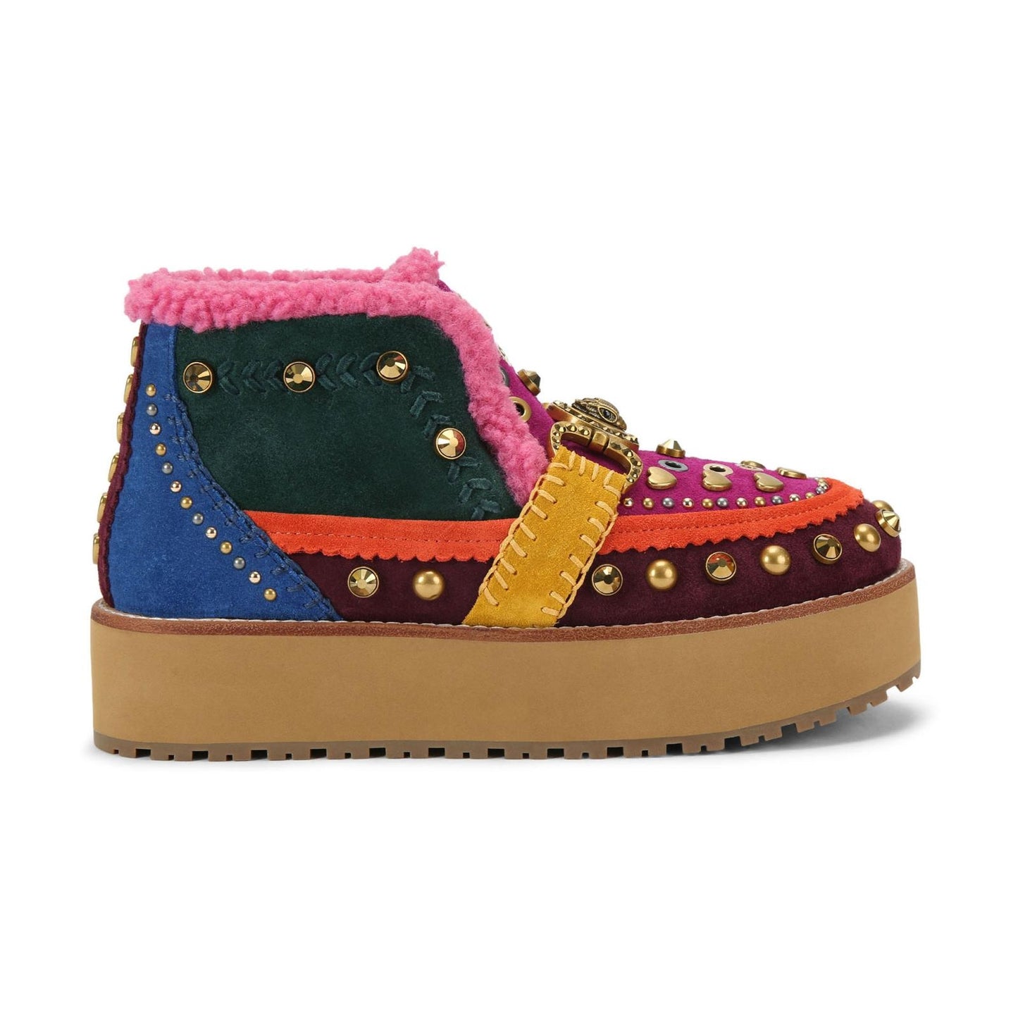 Stivaletto Kurt Geiger "Mansion Cosy multicolor" in suede donna