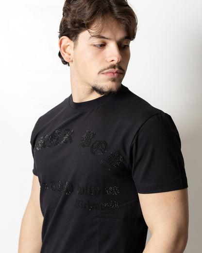  T-Shirt Richmond X logata con strass uomo