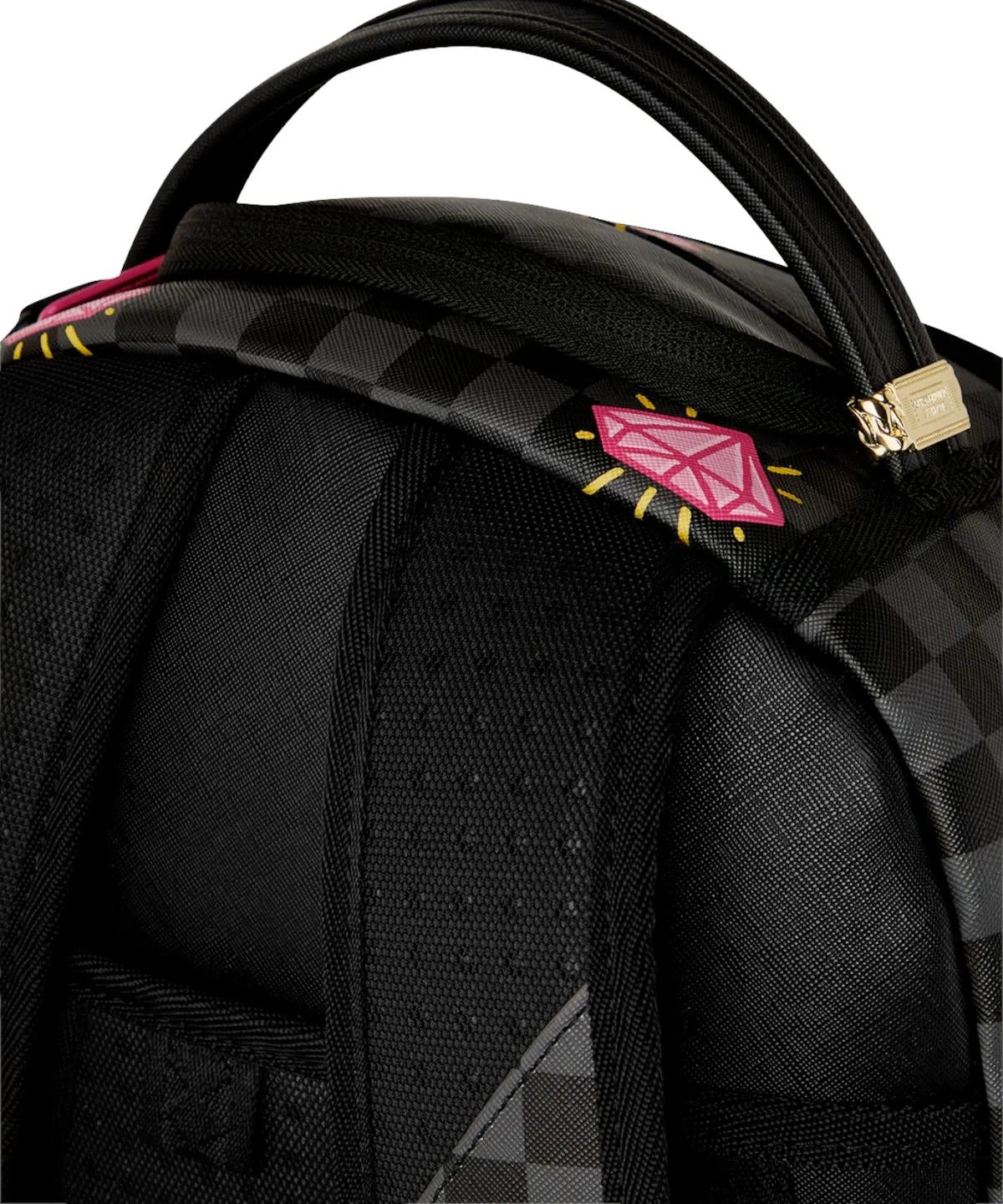 Zaino Sprayground nero "Pink Panther: drippy diamonds backpack"