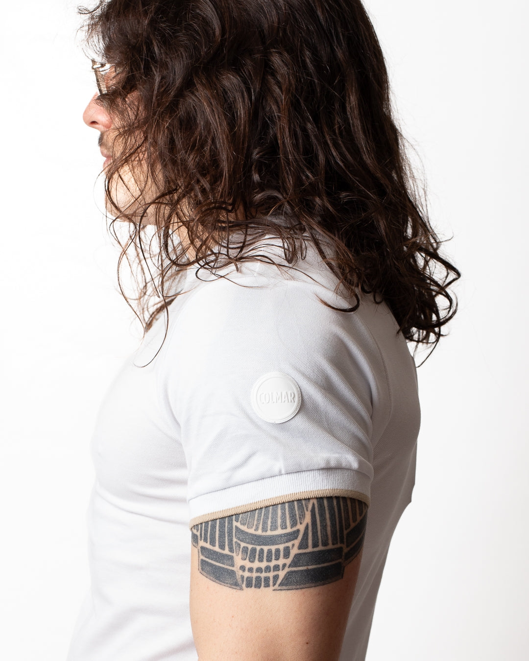 T-Shirt Colmar "Monday" slim in piquet uomo