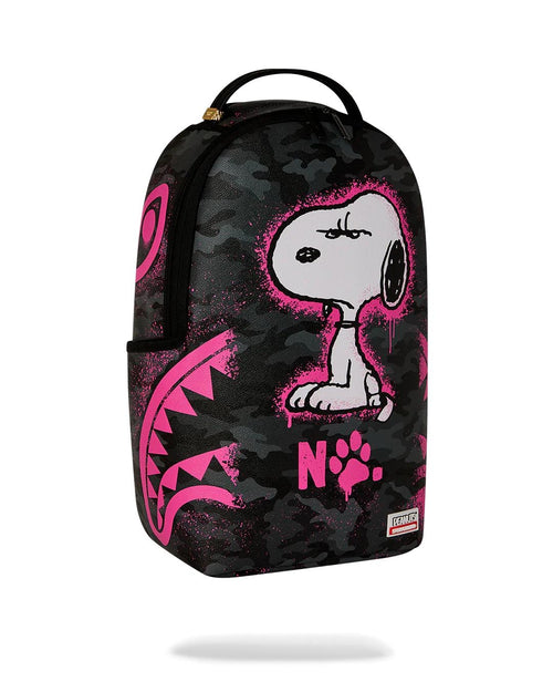 Zaino Sprayground nero "Snoopy pink stencil backpack"
