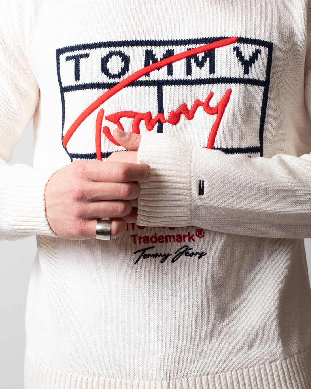 Maglia Tommy Jeans girocollo "Signature" uomo