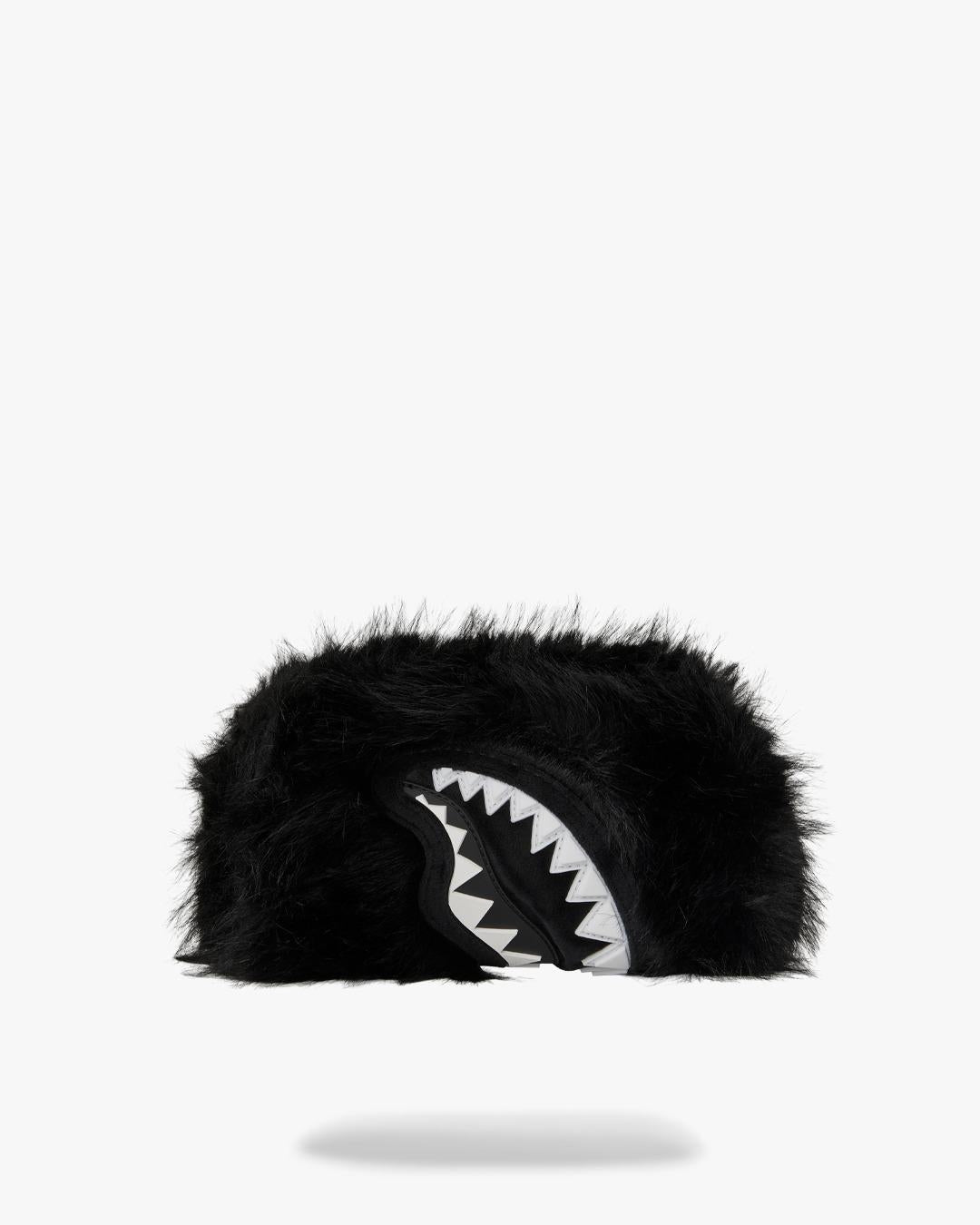 Pochette Sprayground nero "FUR CRAY BLACK POUCH"