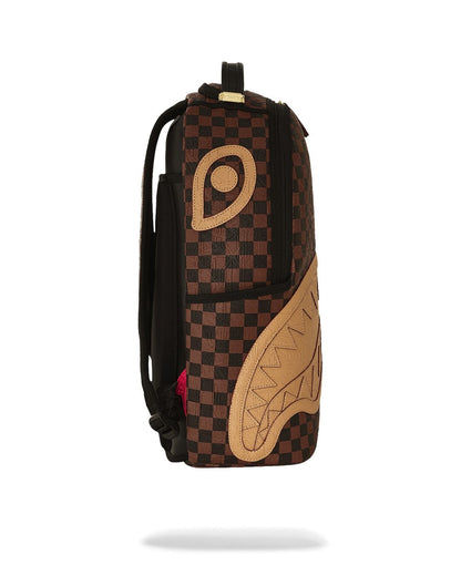Zaino Sprayground marrone EMBOSSED CHECK BROWN BACKPACK