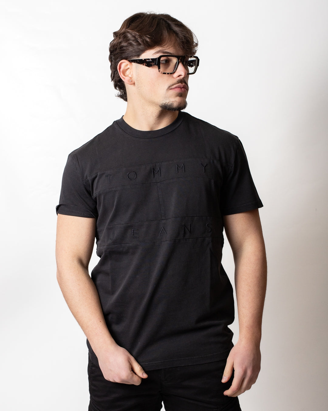 T-Shirt Tommy Jeans "Tonal Flag" uomo