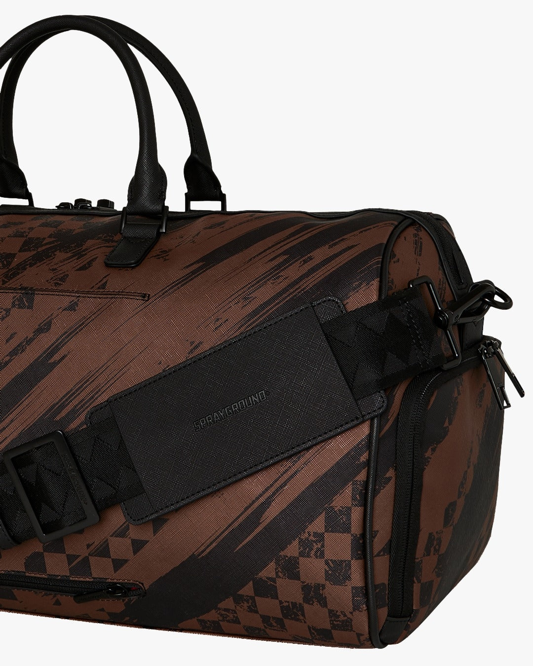 Borsone Sprayground marrone SMEARED GRUNGE LARGE DUFFLE