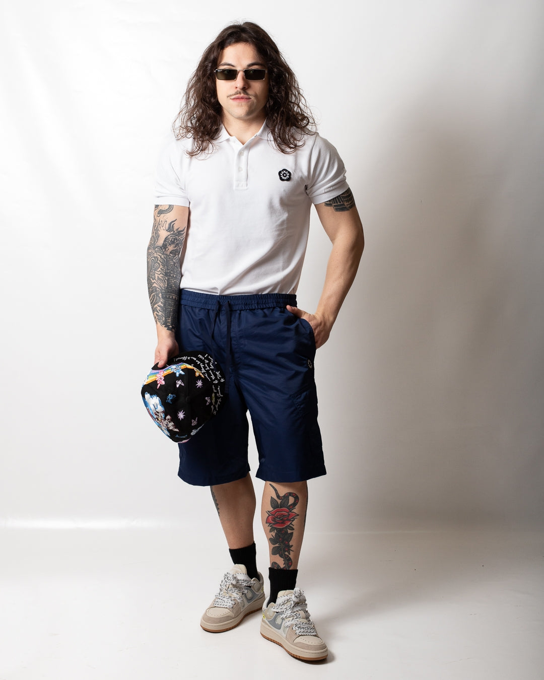 Polo Kenzo con patch "Boke Flower 2.0" uomo