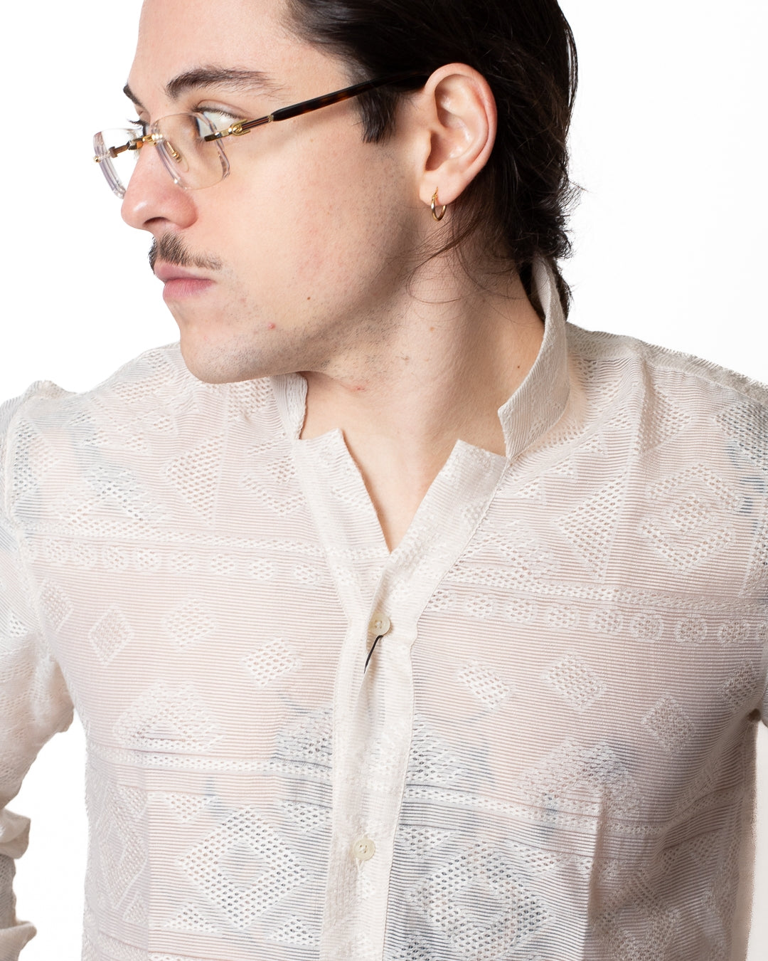 Camicia Liu Jo in maglia traforata uomo