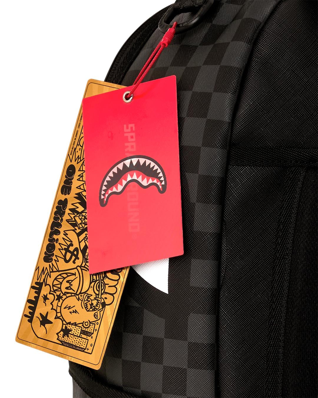 Zaino Sprayground nero LOONEY CARROT STASH BACKPACK 