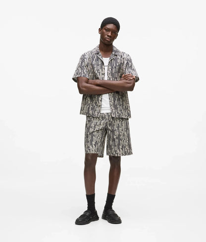 Short Karl Lagerfeld Jeans con stampa all-over uomo