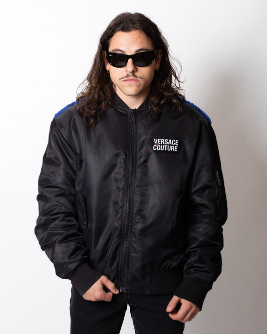 Giubbotto Versace Jeans Couture bomber teddy uomo