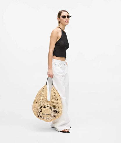 Borsa Karl Lagerfeld "Raffia Summer Hobo" donna