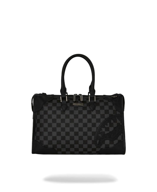 Borsa Sprayground nero midnight chateau pyramid mini duffle