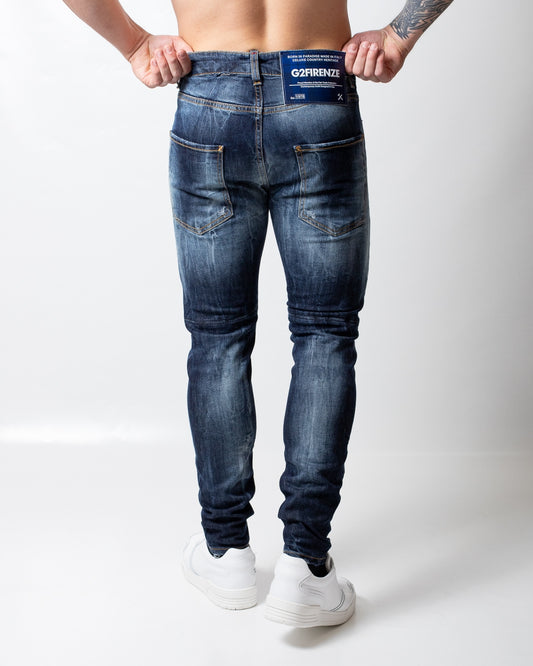 Jeans G2Firenze "England Biker" biker uomo