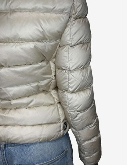 Piumino cangiante Colmar con cappuccio in vera pelliccia donna