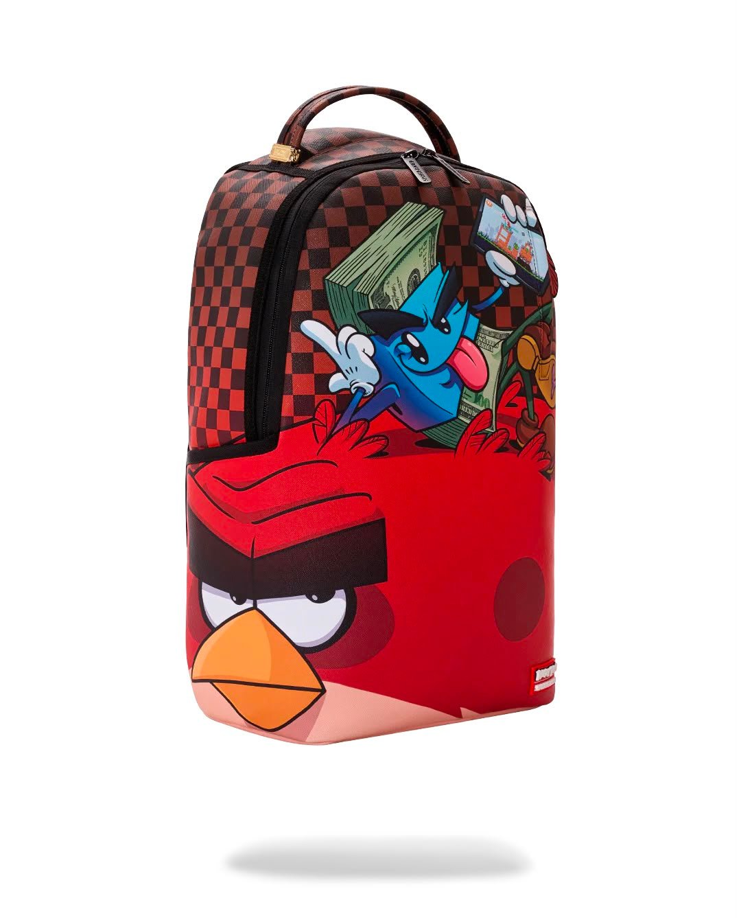 Zaino Sprayground marrone MONEY BOY CHILLIN ON BIG ANGRY BIRD BACKPACK