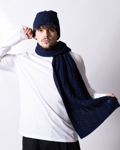 Sciarpa Colmar in maglia intrecciata