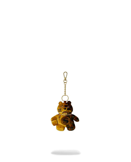 Portachiavi Sprayground marrone SIP GOLD DRIP BEAR KEYCHAIN