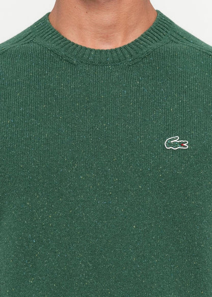 Maglia Lacoste girocollo in misto lana uomo