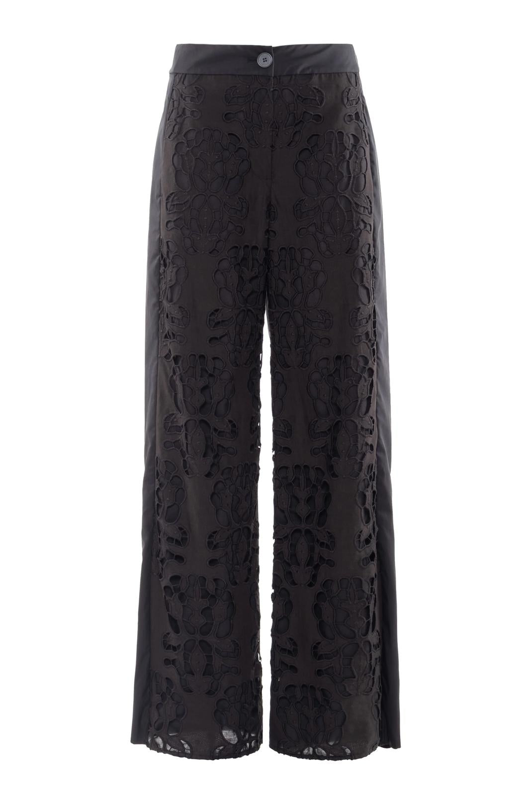 Pantalone Nenette in sangallo con intagli donna