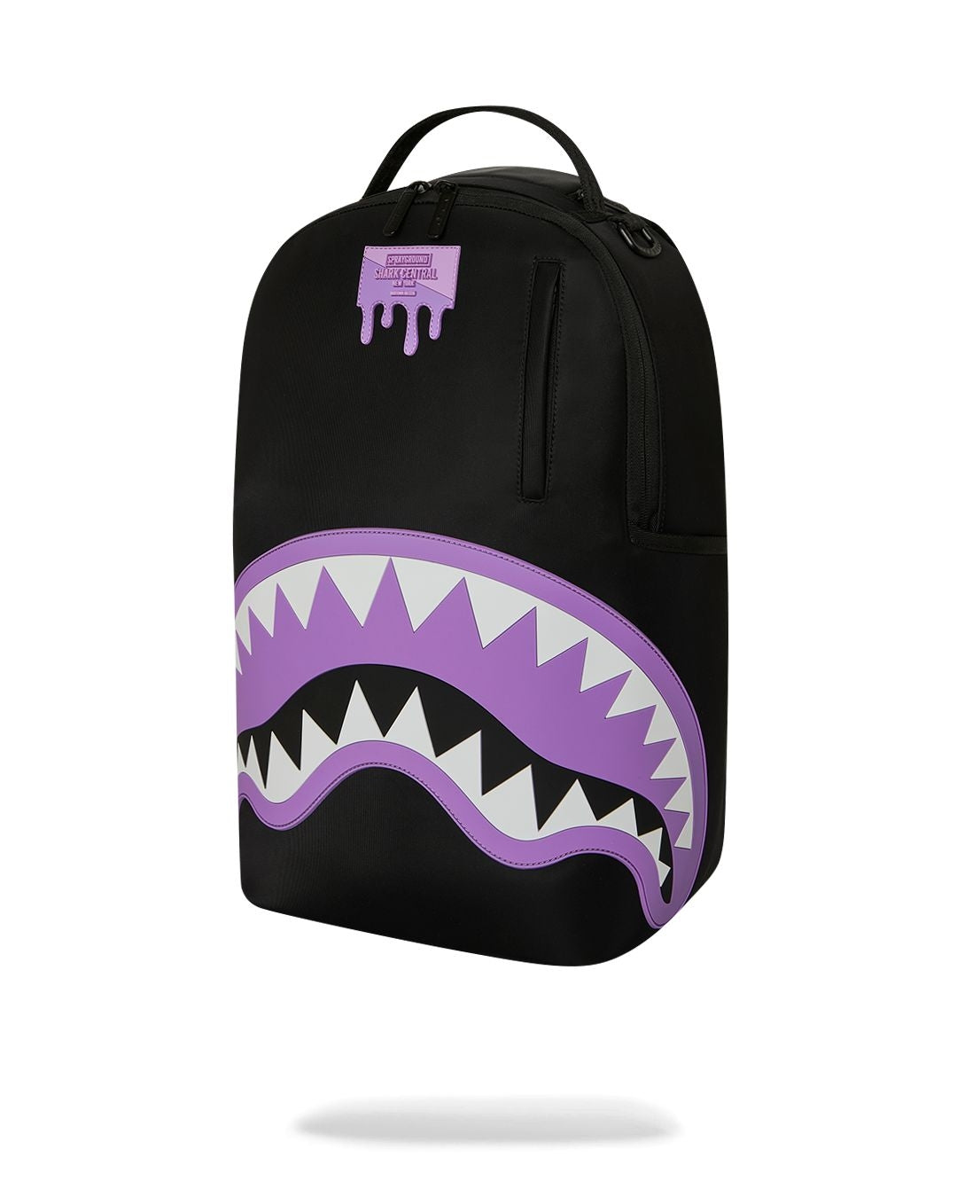Zaino Sprayground nero SHARK CENTRAL LIGHT PURPLE BACKPACK
