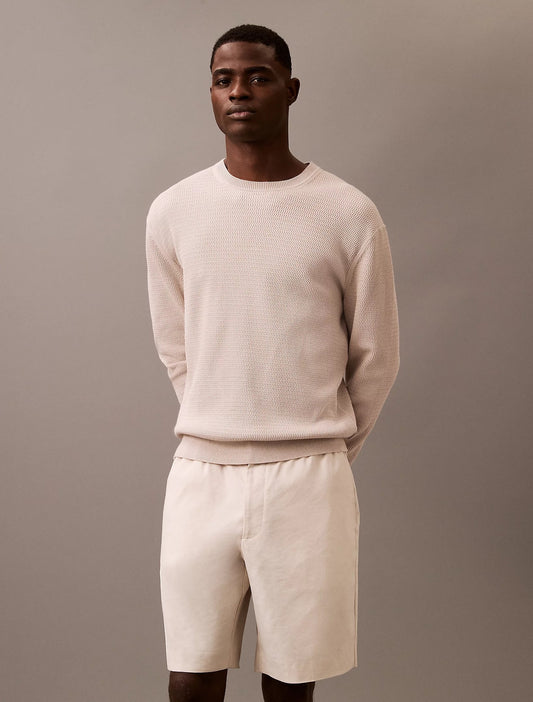 Maglia Calvin Klein girocollo testurizzata uomo