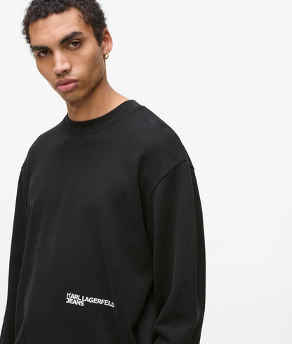 Felpa Karl Lagerfeld Jeans girocollo "Karl Face" uomo