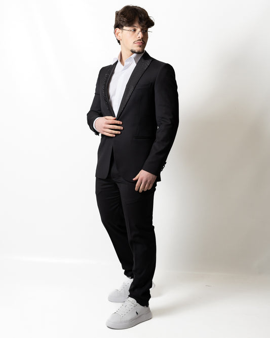 Abito Daniele Alessandrini "Sartoria" con strass uomo