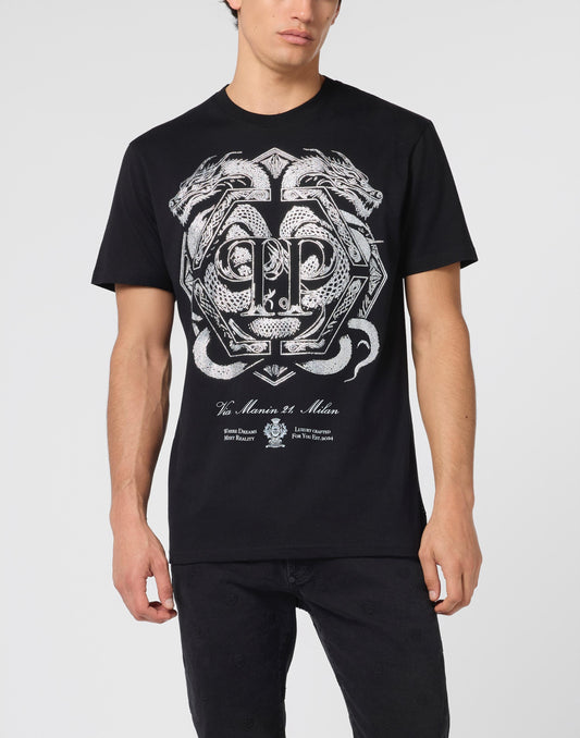 T-Shirt Philipp Plein "Full of Stones Dragon" uomo