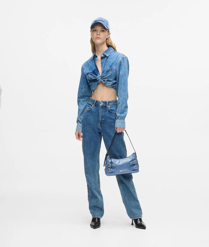 Borsa Karl Lagerfeld Jeans con stampa effetto jeans donna