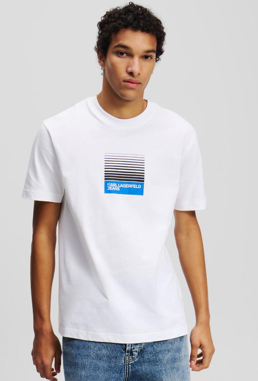 T-Shirt Karl Lagerfeld Jeans "Box Fade Logo" uomo