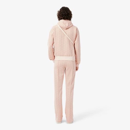 Pantalone Lacoste logato allover donna