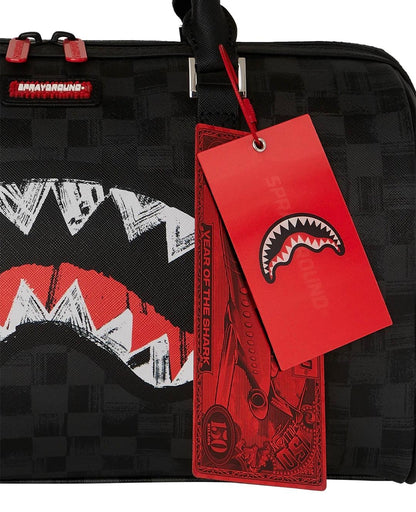 Borsa Sprayground nero "SCRIBBLE SHARK MINI DUFFLE"