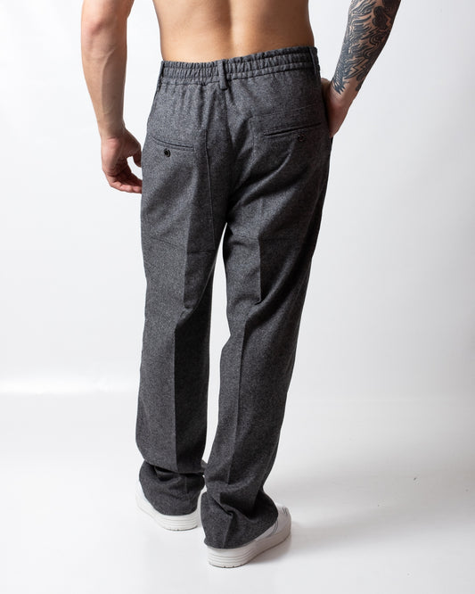 Pantalone Daniele Alessandrini in misto lana uomo