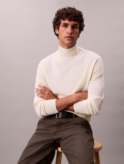 Maglia Calvin Klein in lana merino uomo