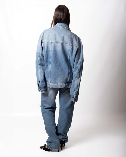 Jeans Moschino straight con patch