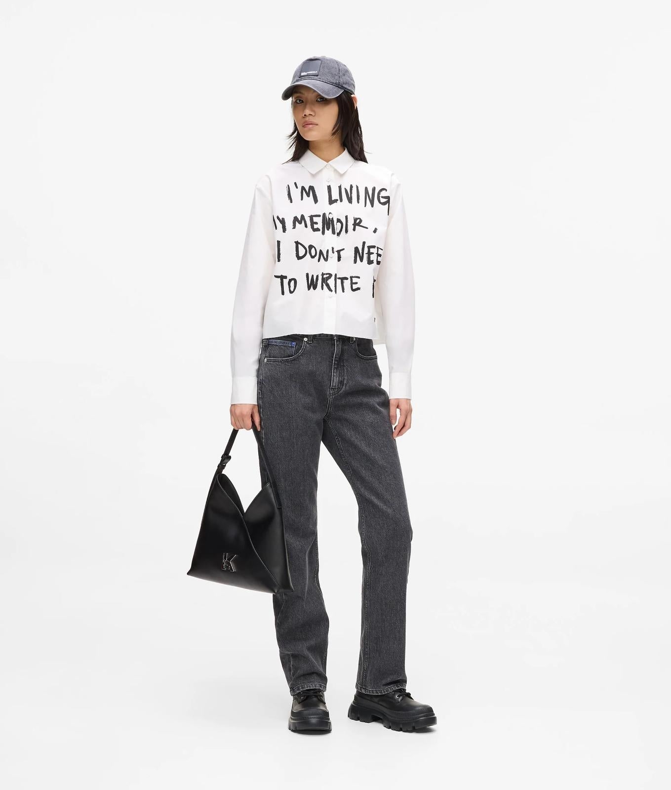 Camicia Karl Lagerfeld con stampa donna