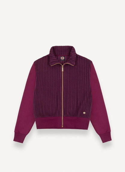 Felpa Colmar a  tracce fullzip donna