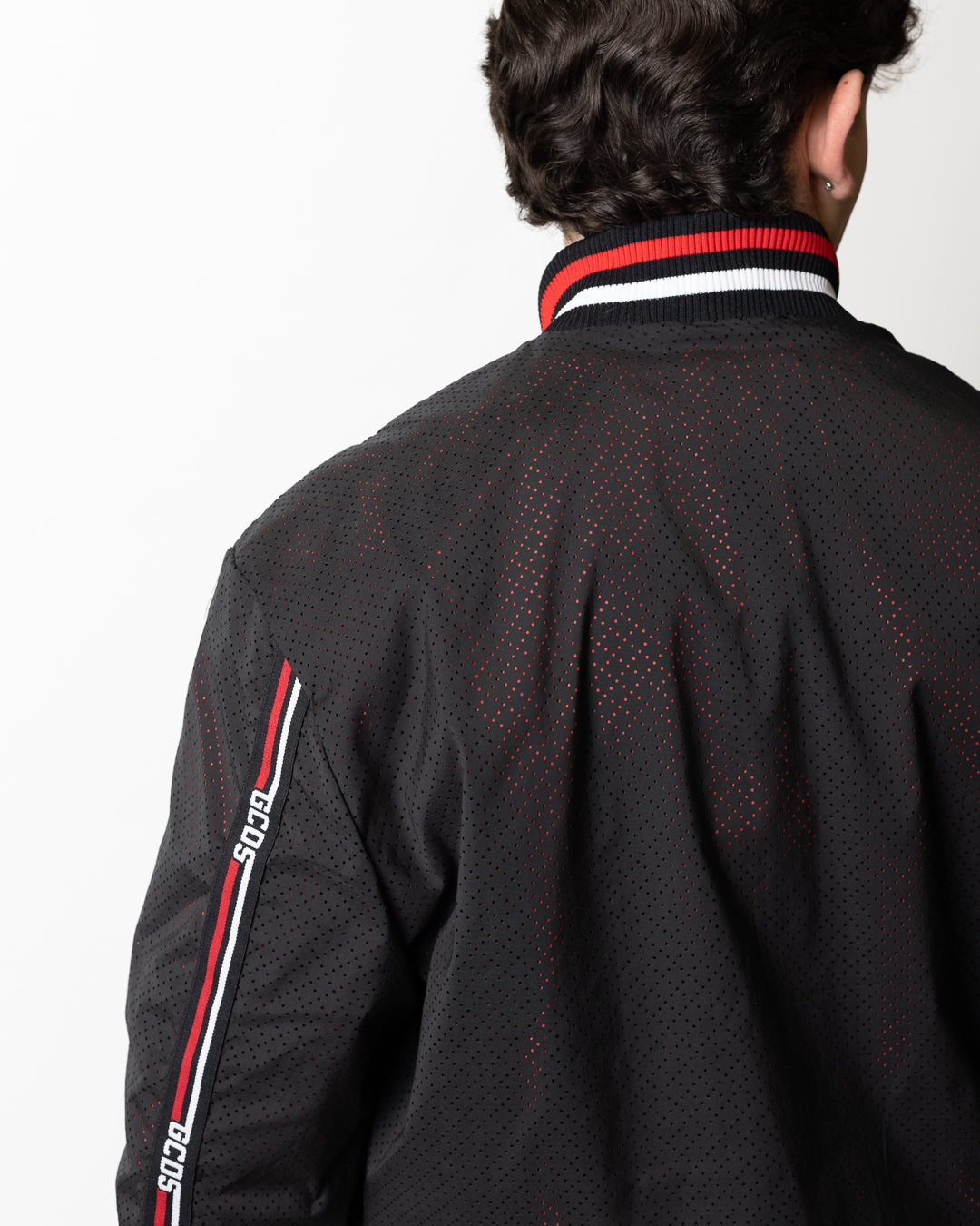 Giubbotto GCDS Essentials bomber "Logo Tape" uomo