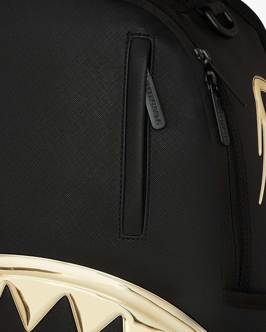 Zaino Sprayground nero "GOLD AND DANGEROUS BACKPACK"