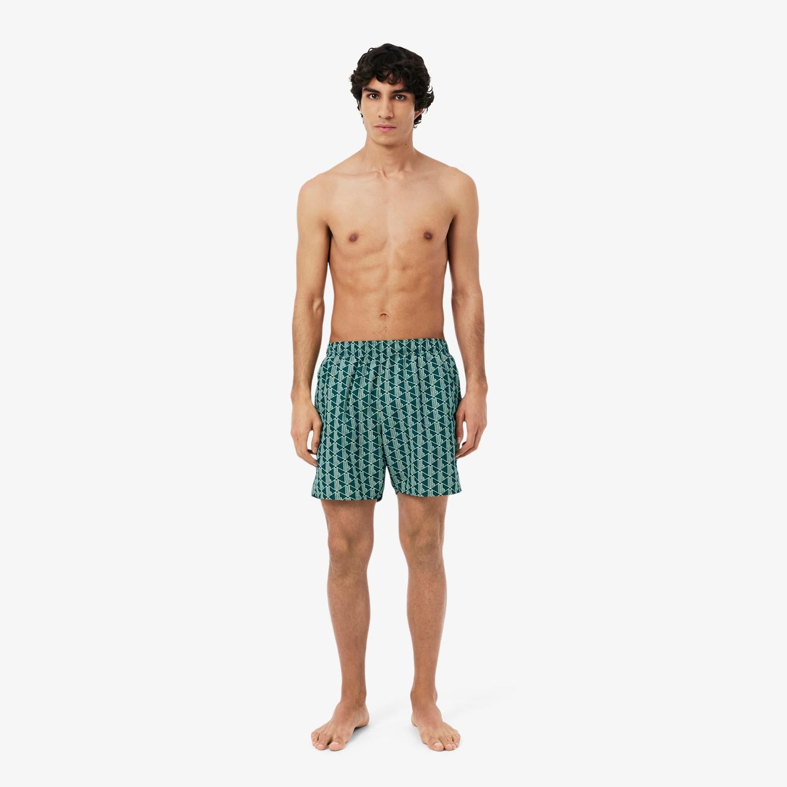 Boxer mare Lacoste monogram all-over uomo