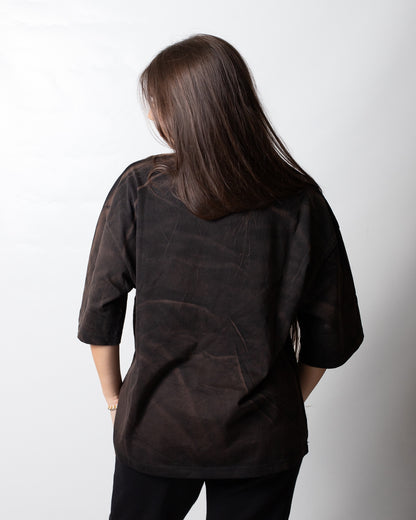 T-Shirt GCDS over fit "Rough Print"