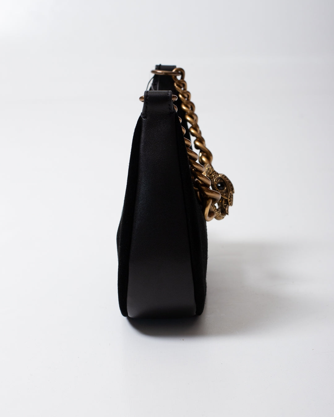 Borsa Kurt Geiger in suede "Chelsea chain" donna