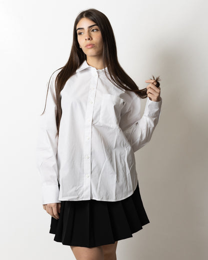 Camicia Calvin Klein con patch monogram donna